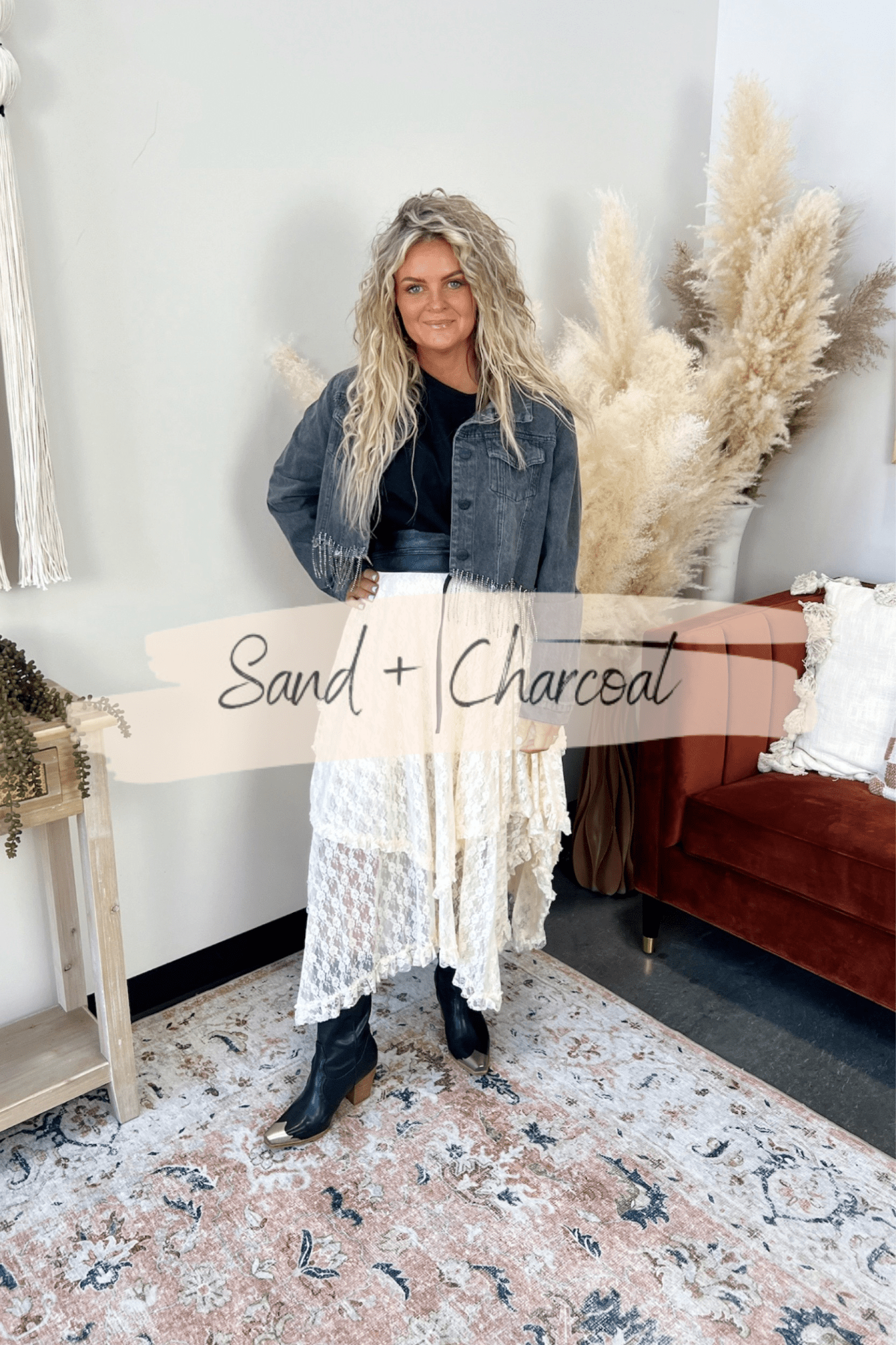 Sara Lace Tier Midi Skirt - FINAL SALE