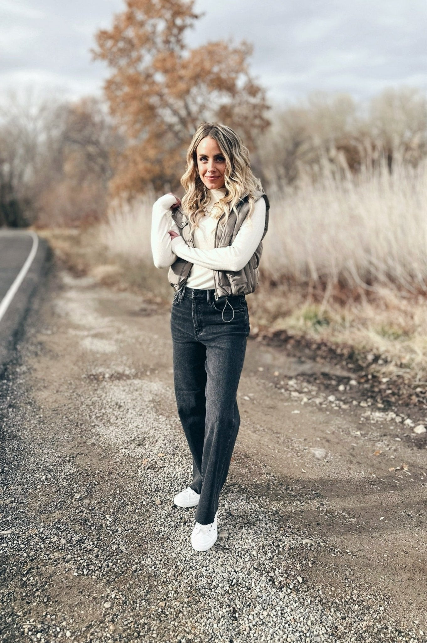 Shadow Wash High Rise Jeans