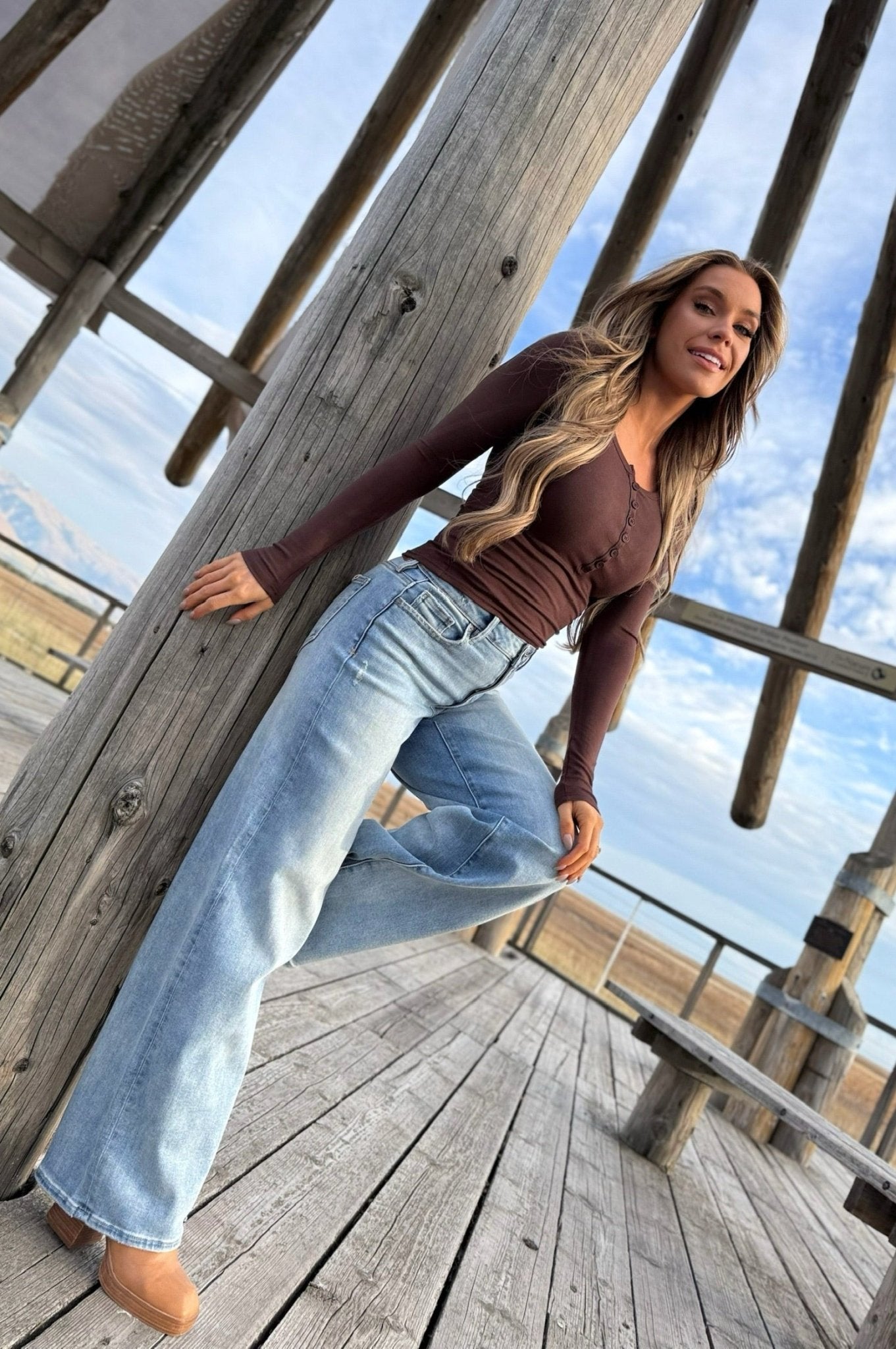 Signature Style Wide Leg Jeans
