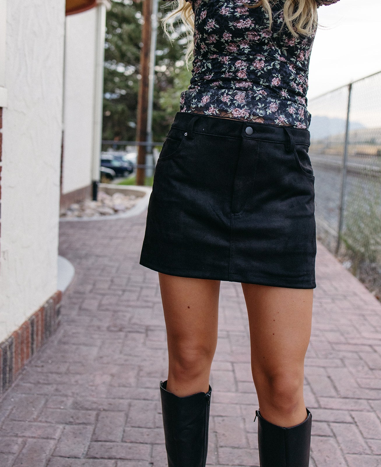 Silent Midnight Skort
