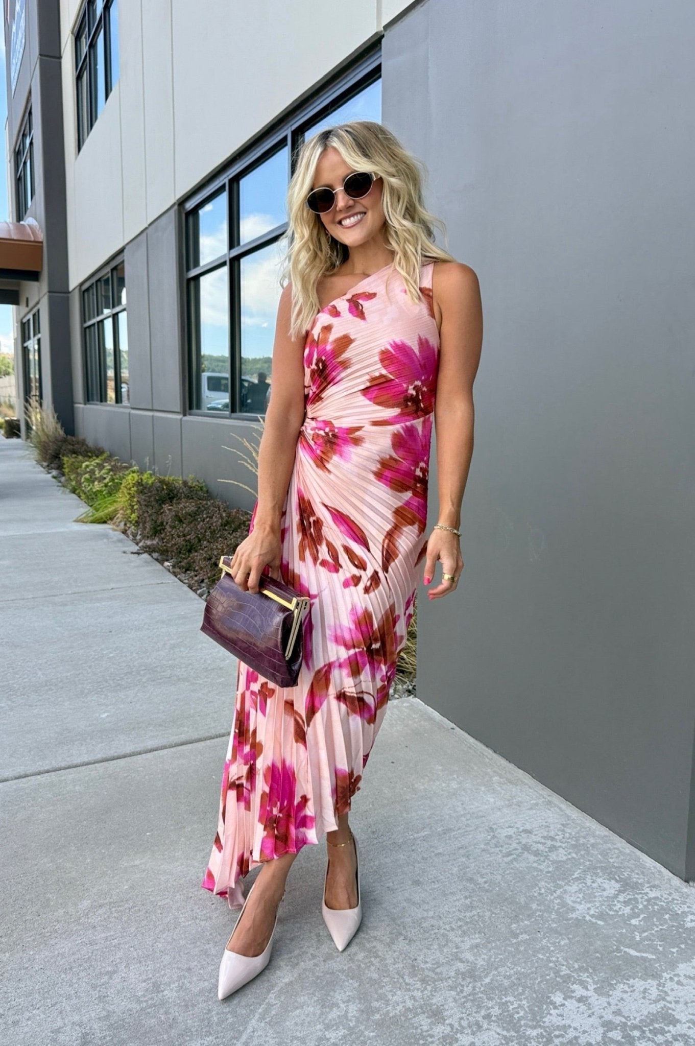 Songs Of Summer Asymmetrical Maxi Dress