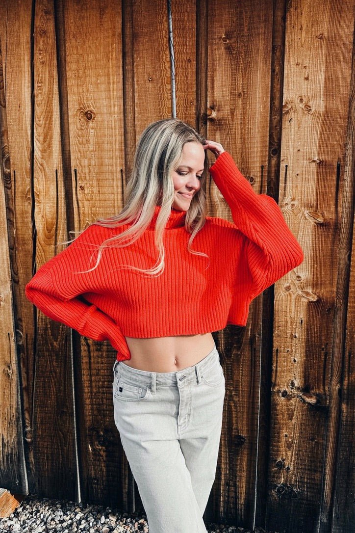 Spiced Citrus Crop Sweater - FINAL SALE
