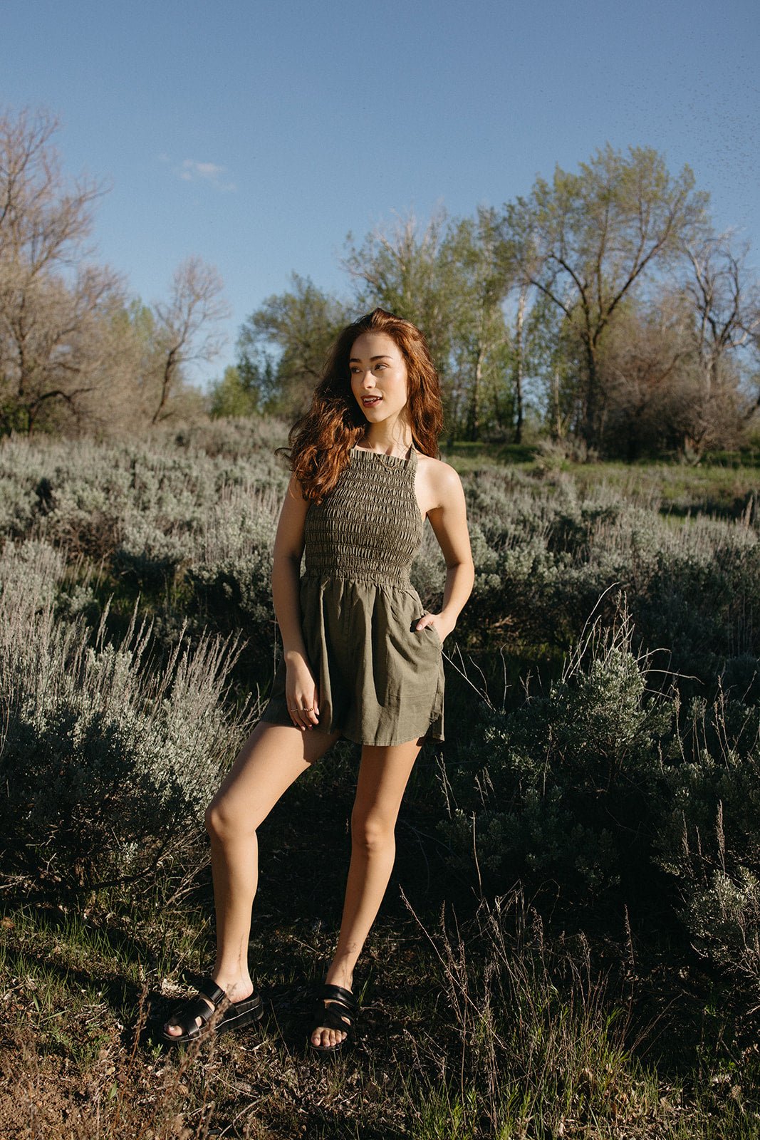 Still Earth Romper