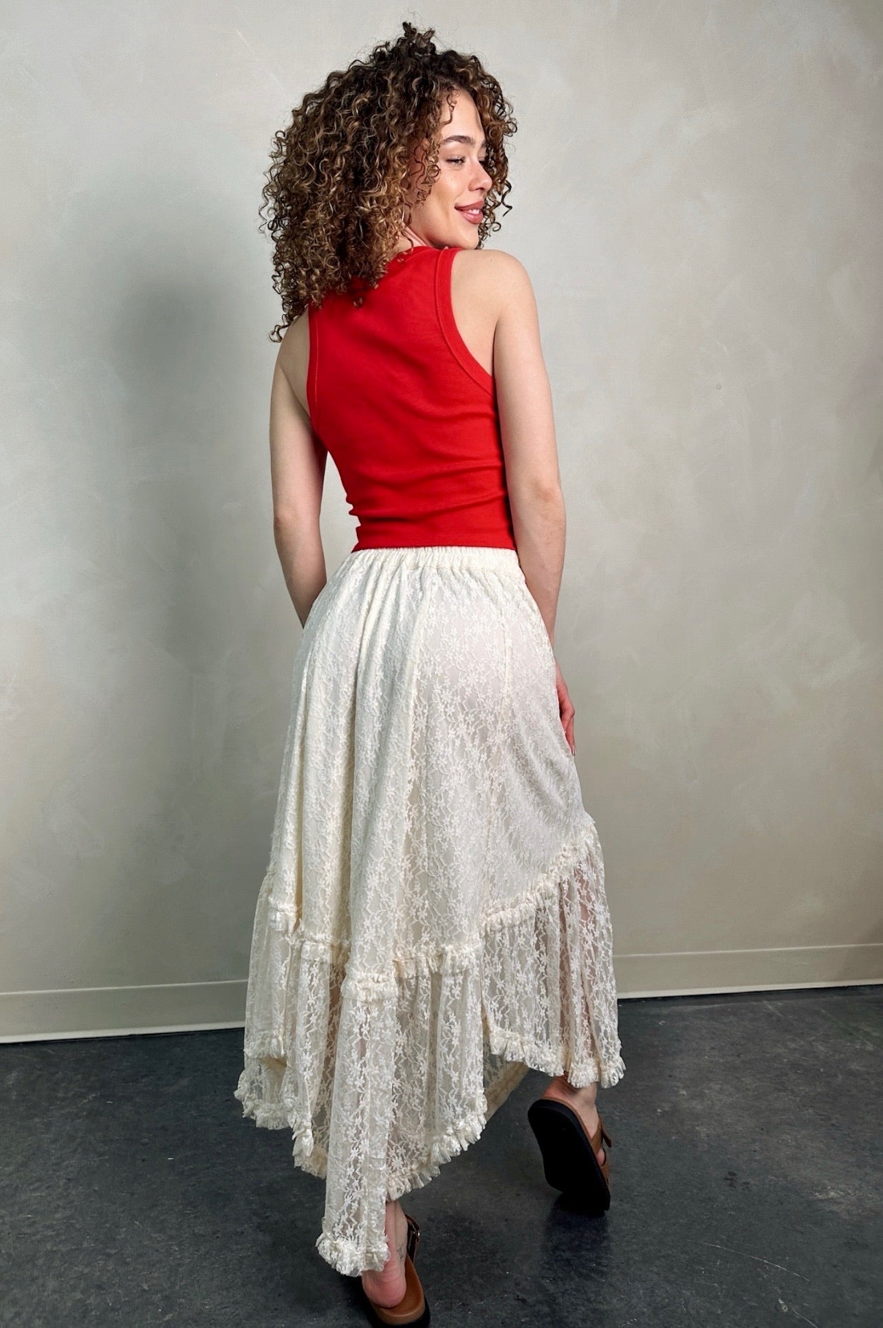 Swept Away Lace Skirt