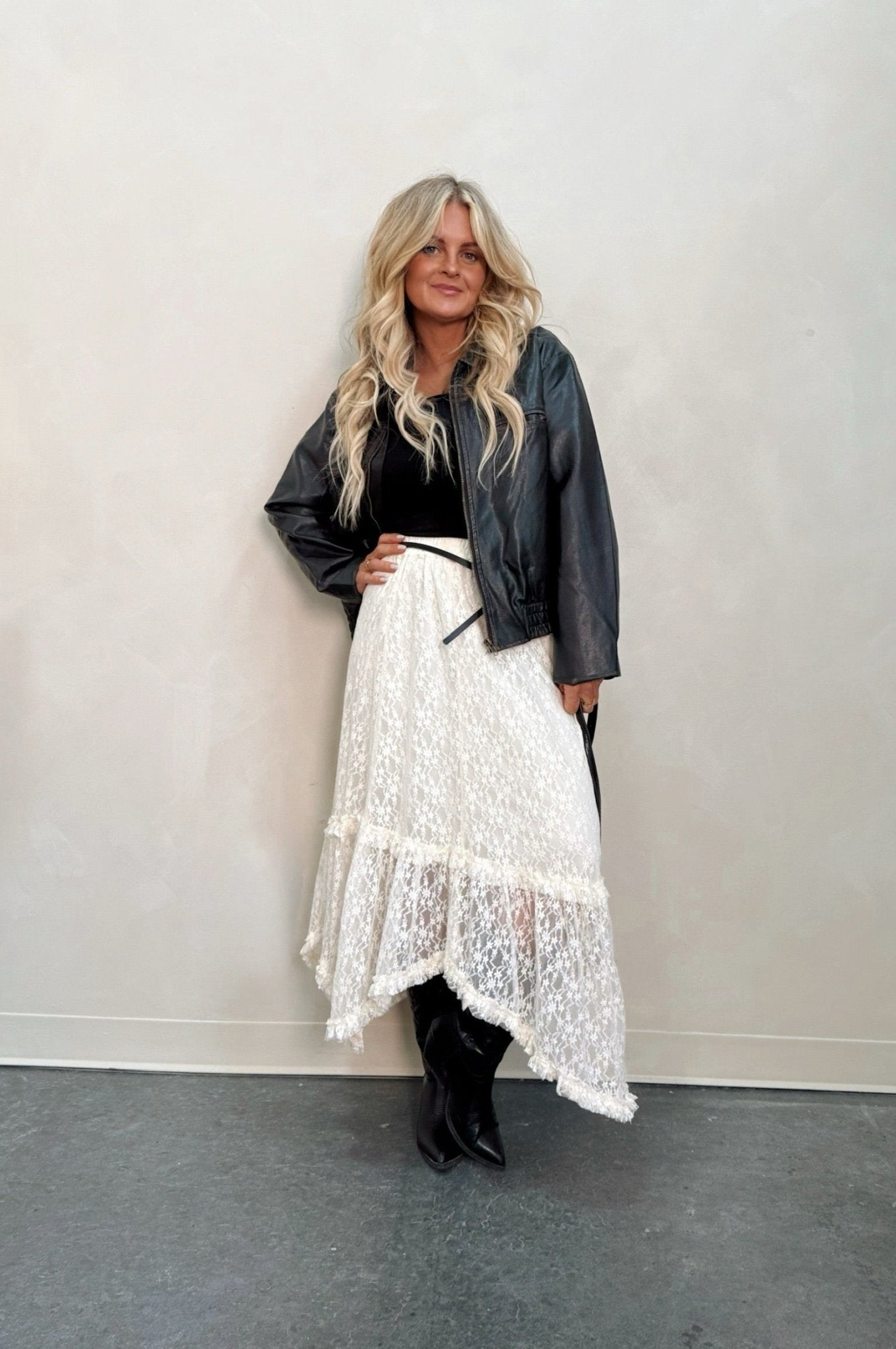 Swept Away Lace Skirt