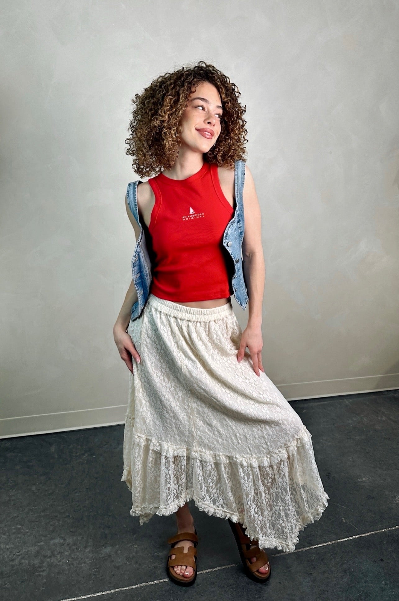 Swept Away Lace Skirt