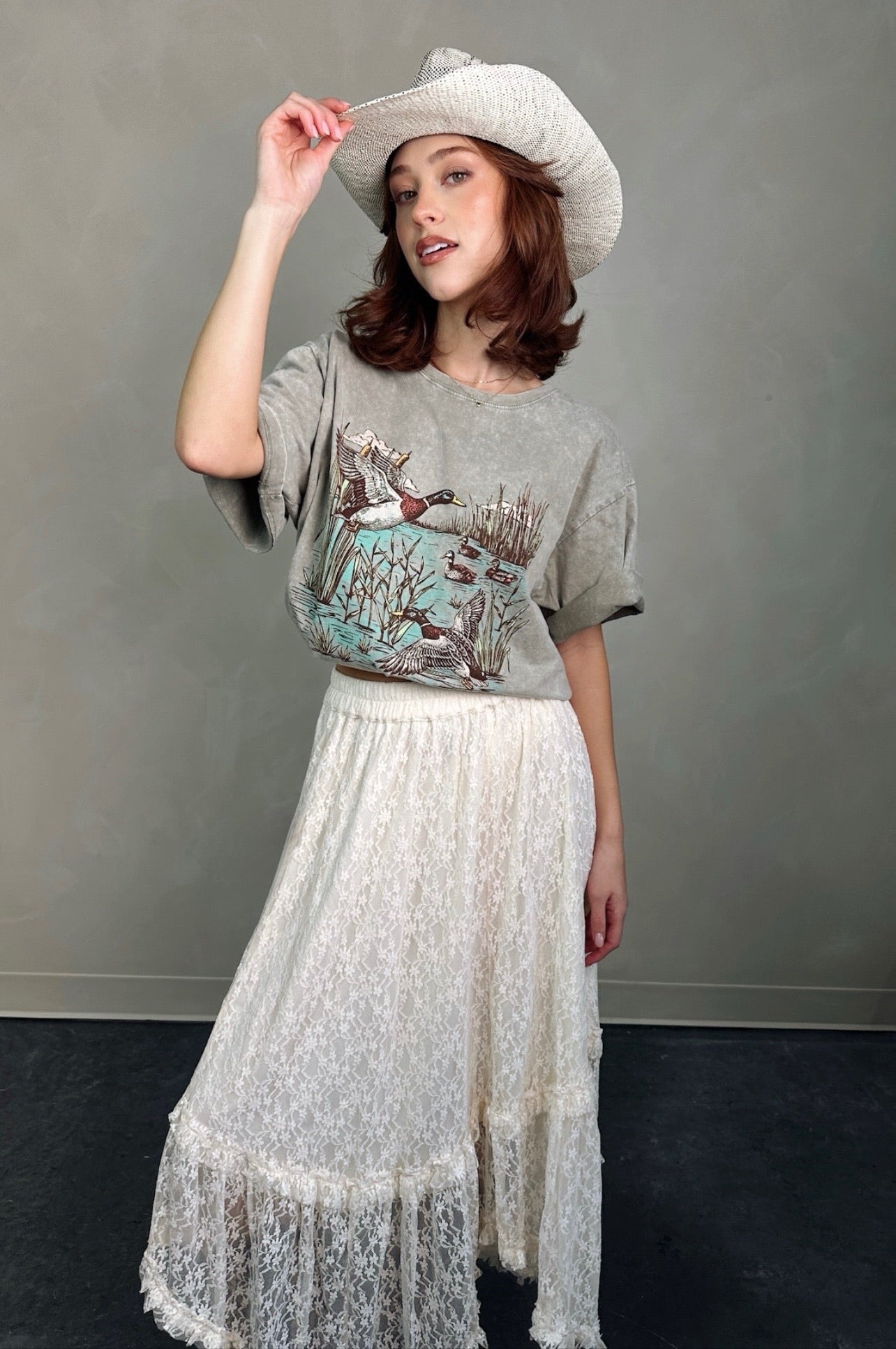 Swept Away Lace Skirt