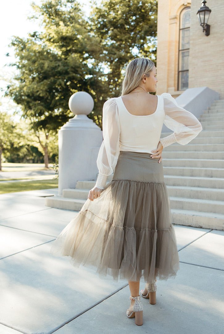 Sylvan Tiered Mesh Skirt - FINAL SALE