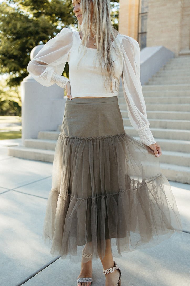 Sylvan Tiered Mesh Skirt - FINAL SALE