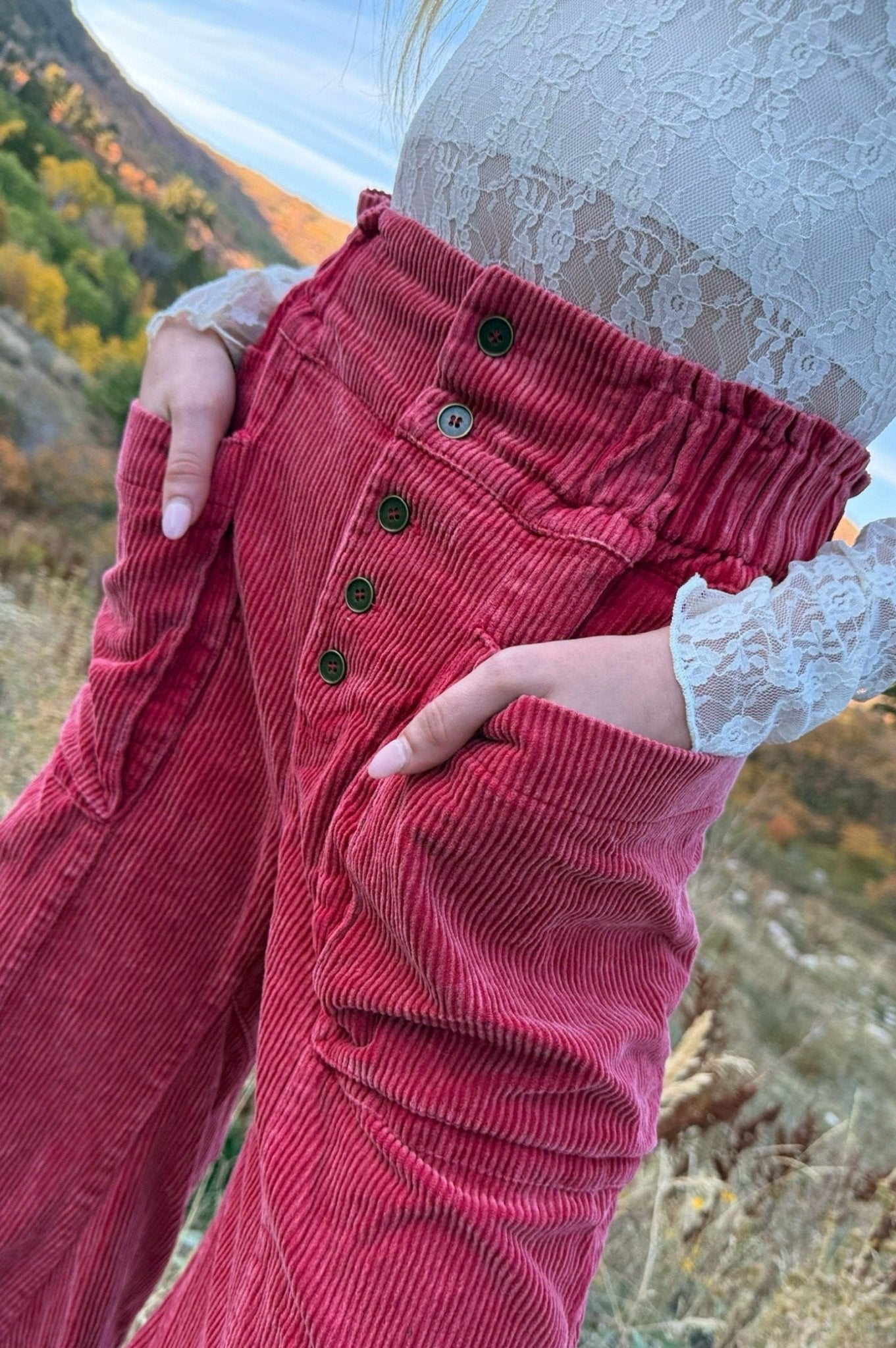 Talk To The Hem Corduroy Pants