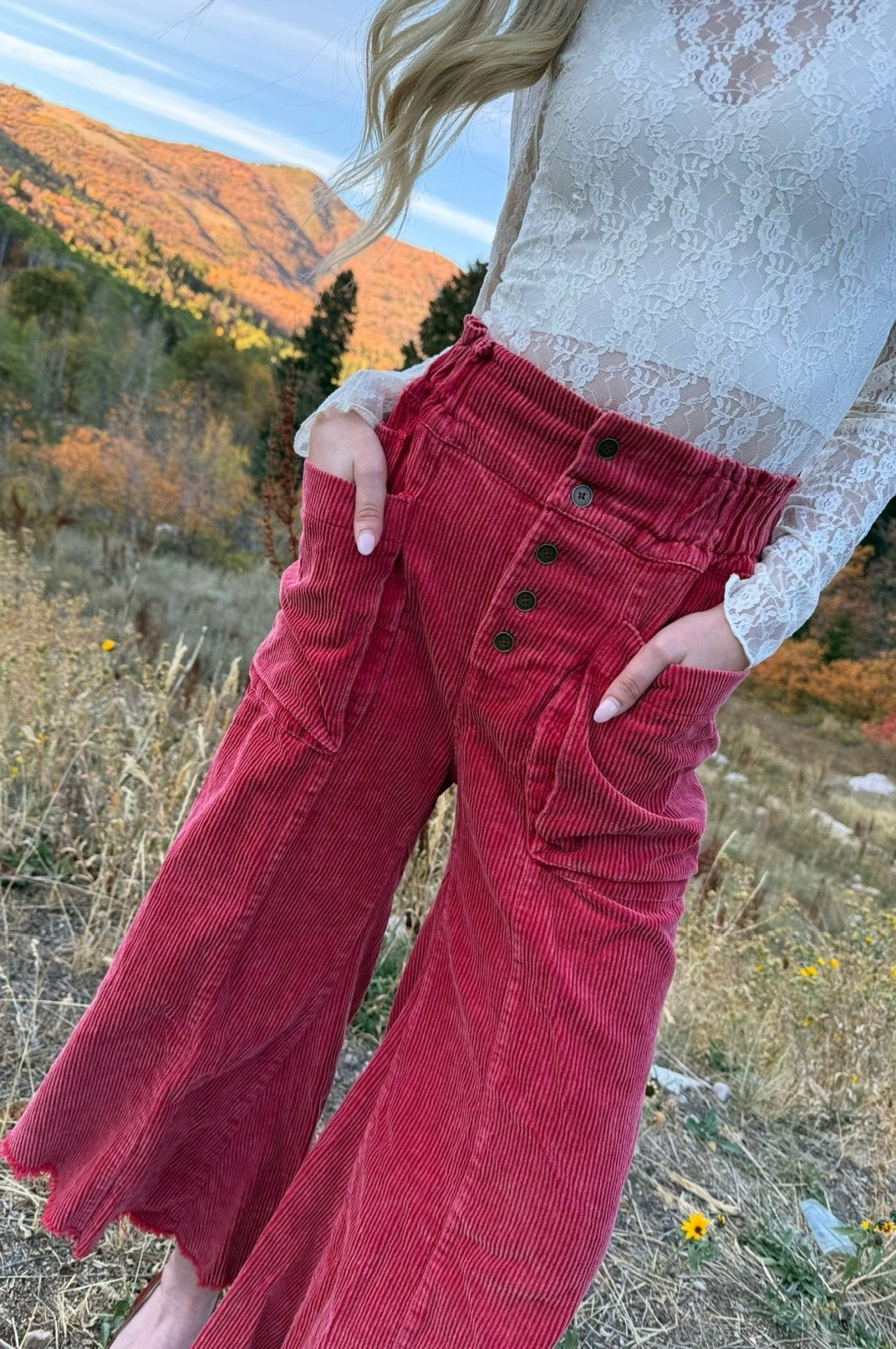 Talk To The Hem Corduroy Pants