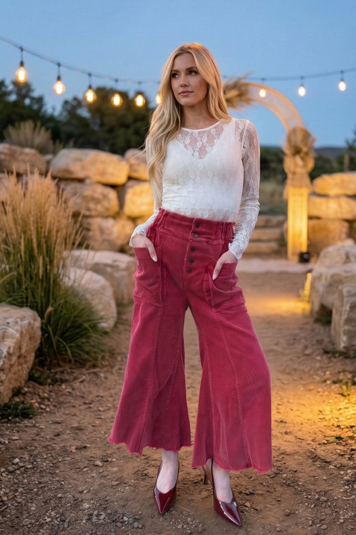 Talk To The Hem Corduroy Pants