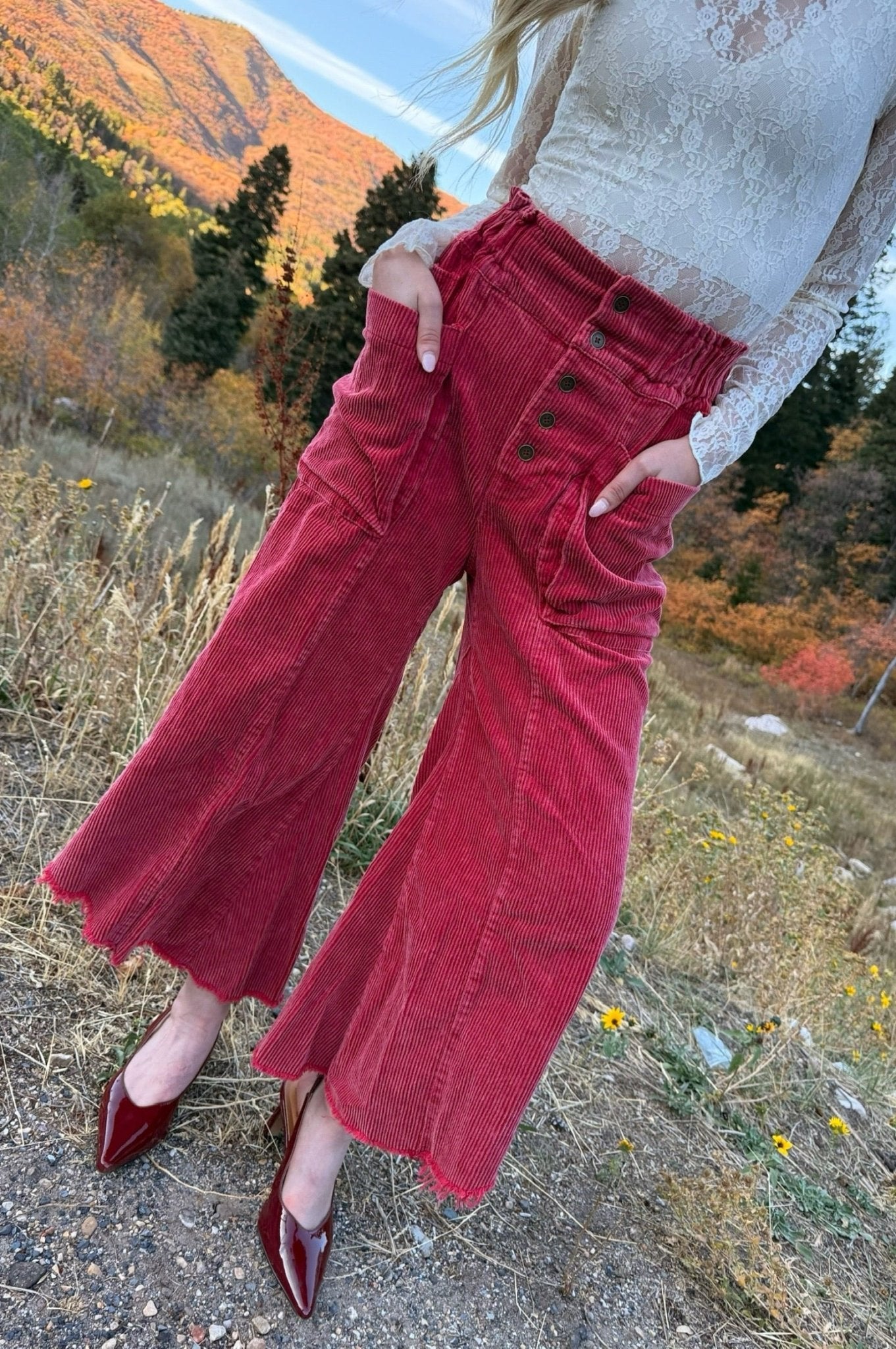 Talk To The Hem Corduroy Pants