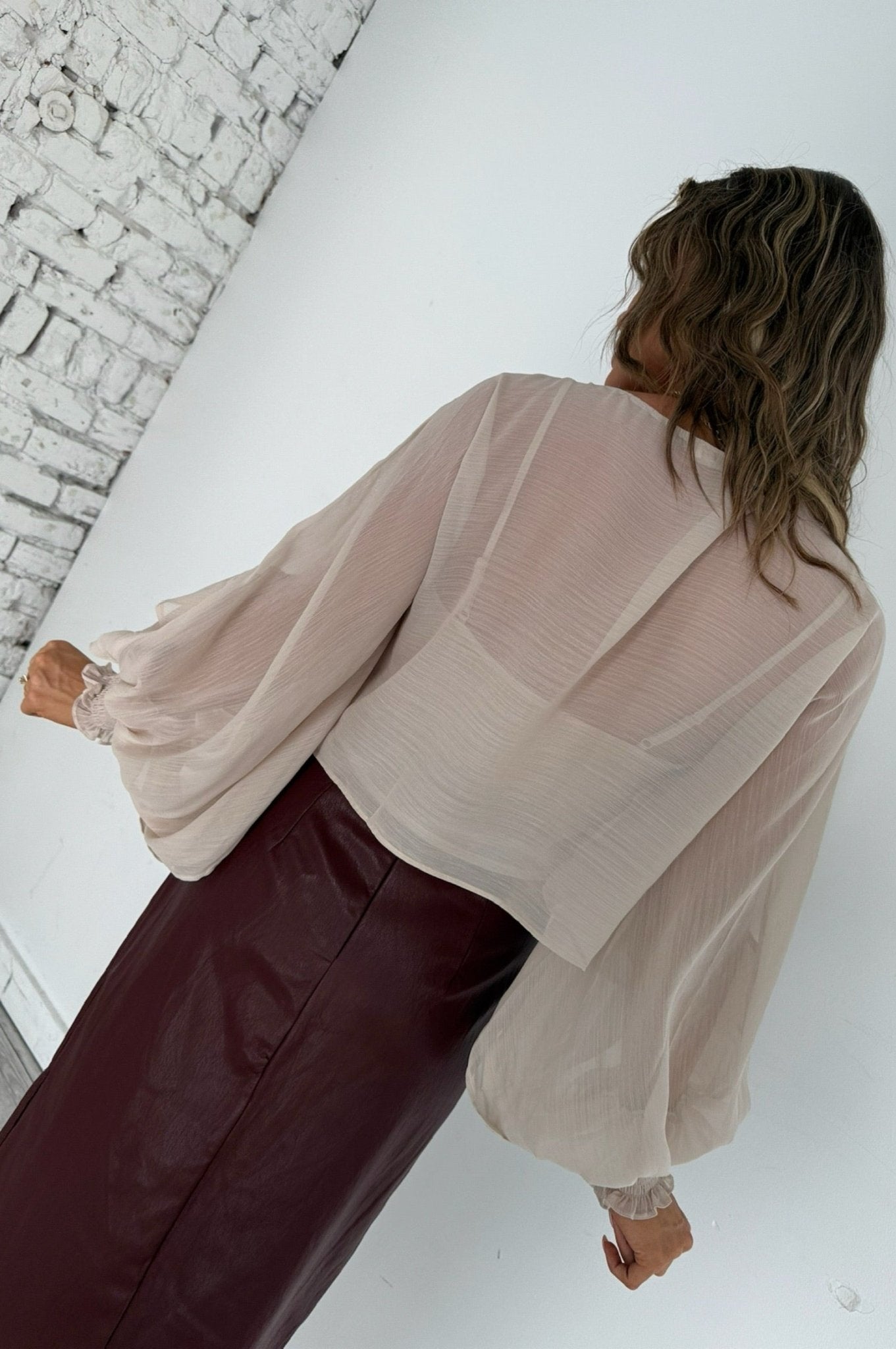 Tender Echo Ruffle Top