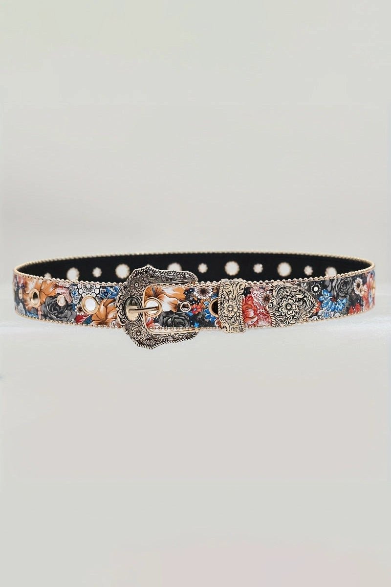 The Fun Part Floral Embellished Belt