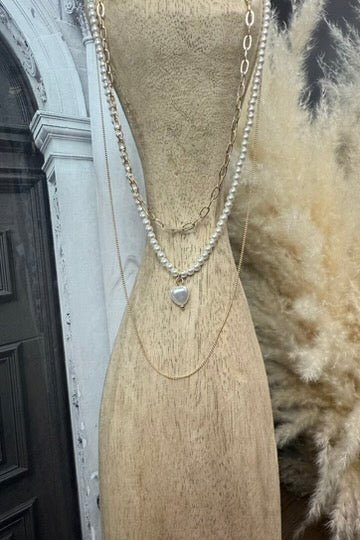 Tide Kissed Pearl Necklace