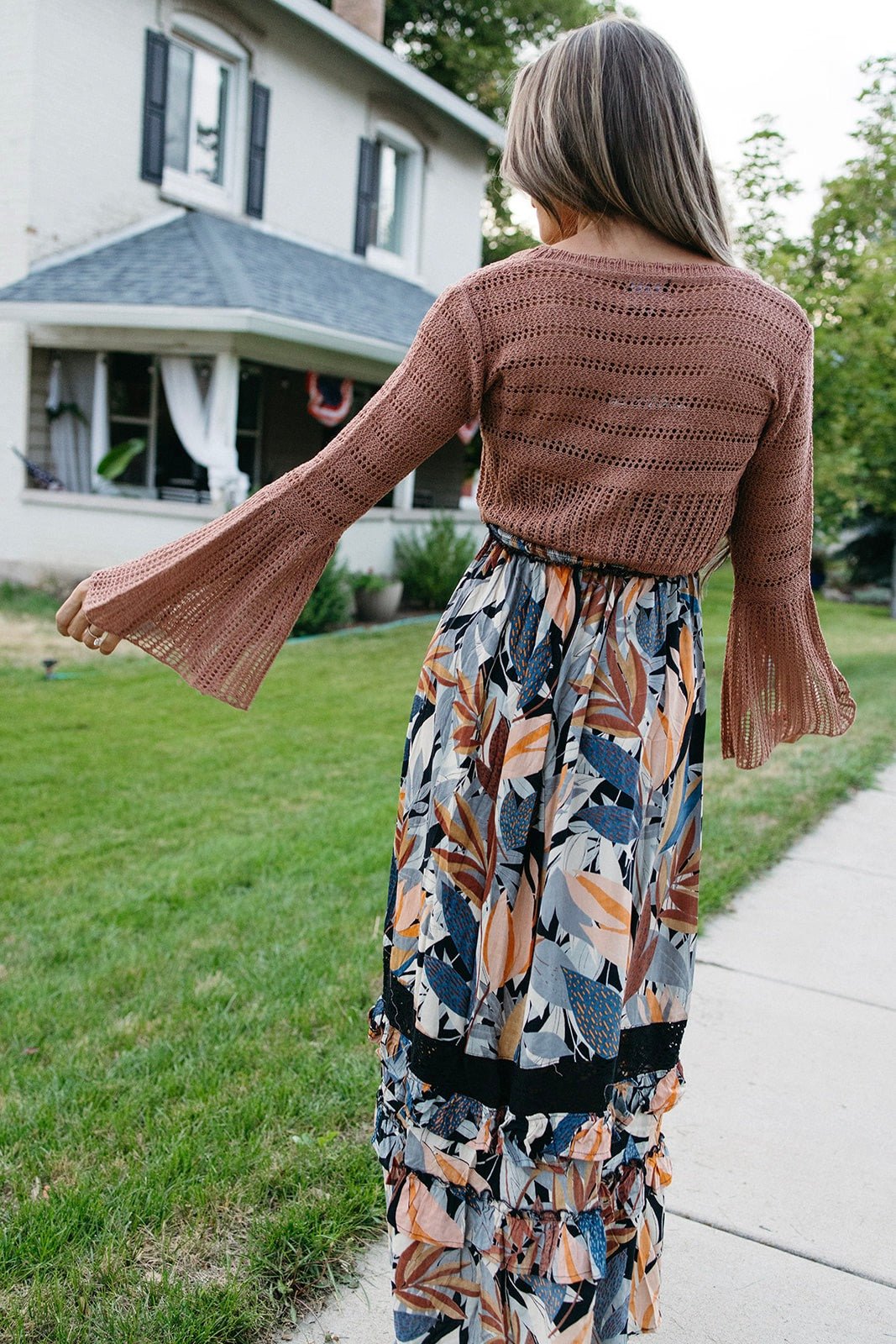 Twist of Fate Bell Sleeve Cardigan