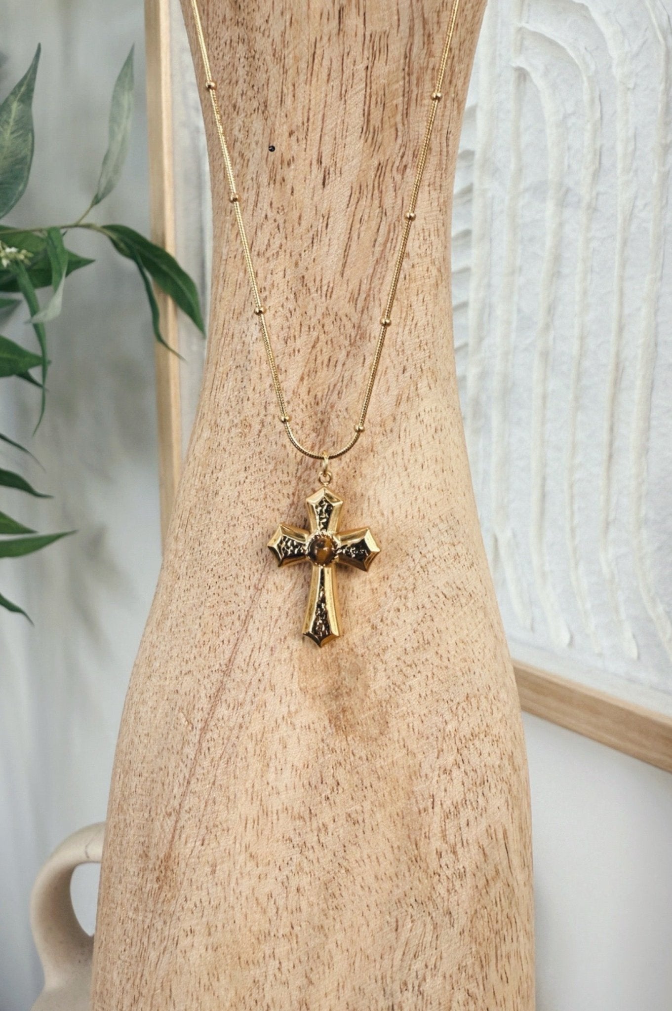Verity Cross Necklace