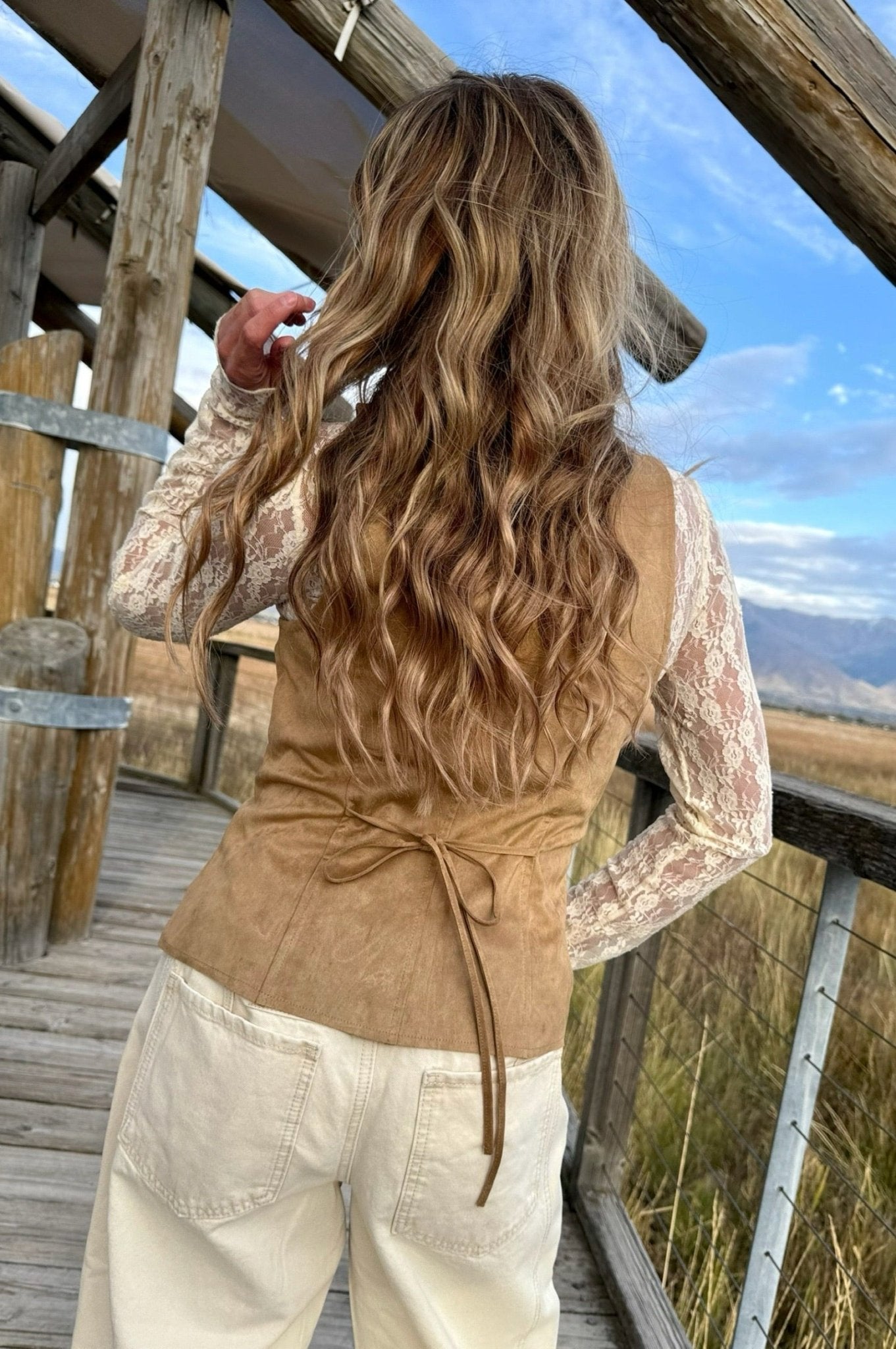 Vest Behavior Button Closure Vest