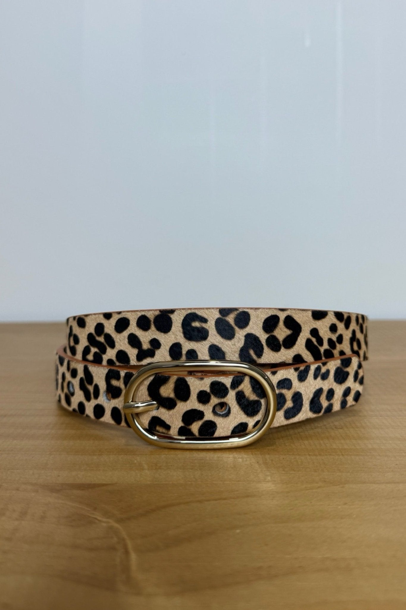 leopard print simple belt