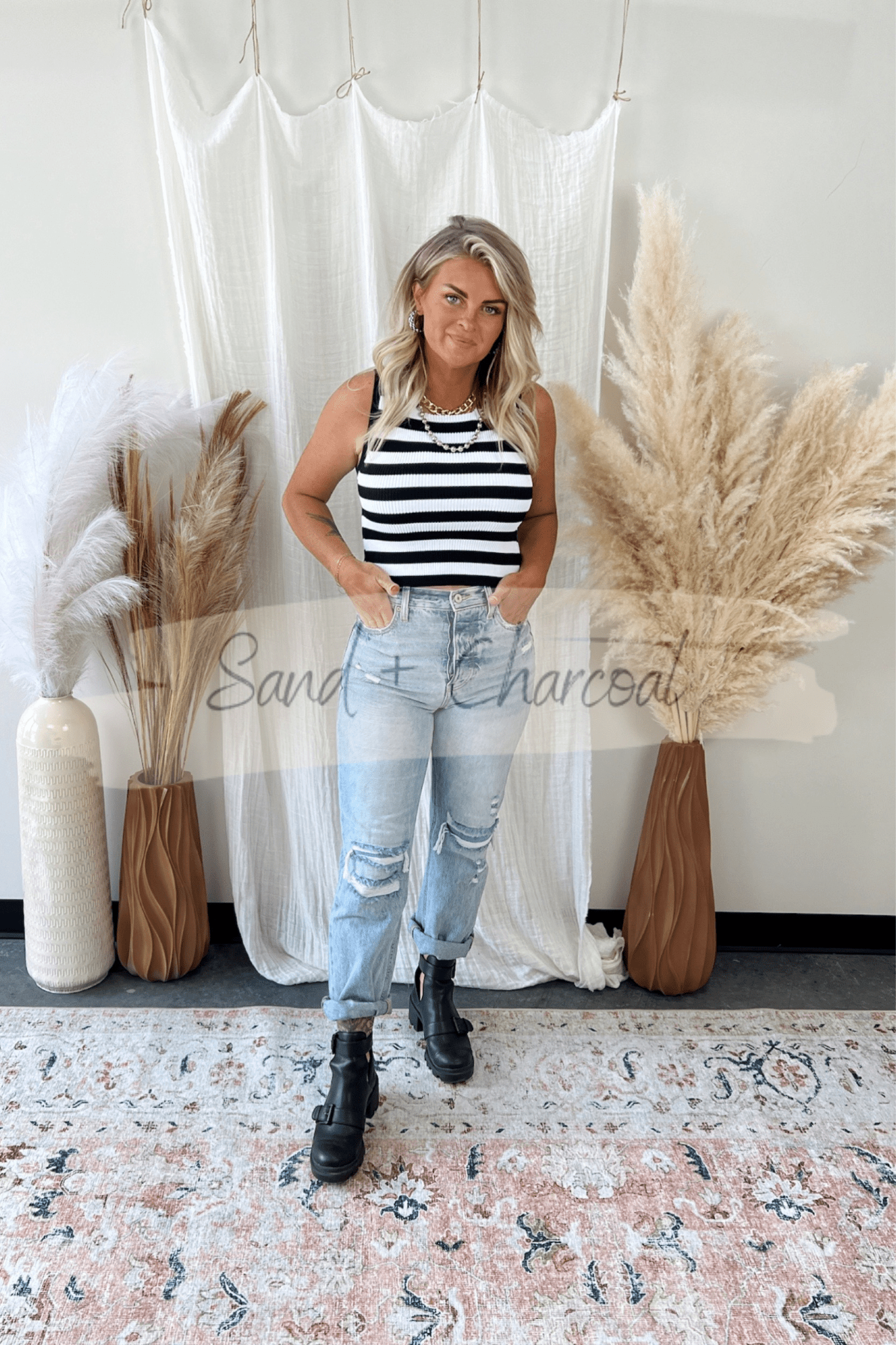 Winona Striped Tank - FINAL SALE