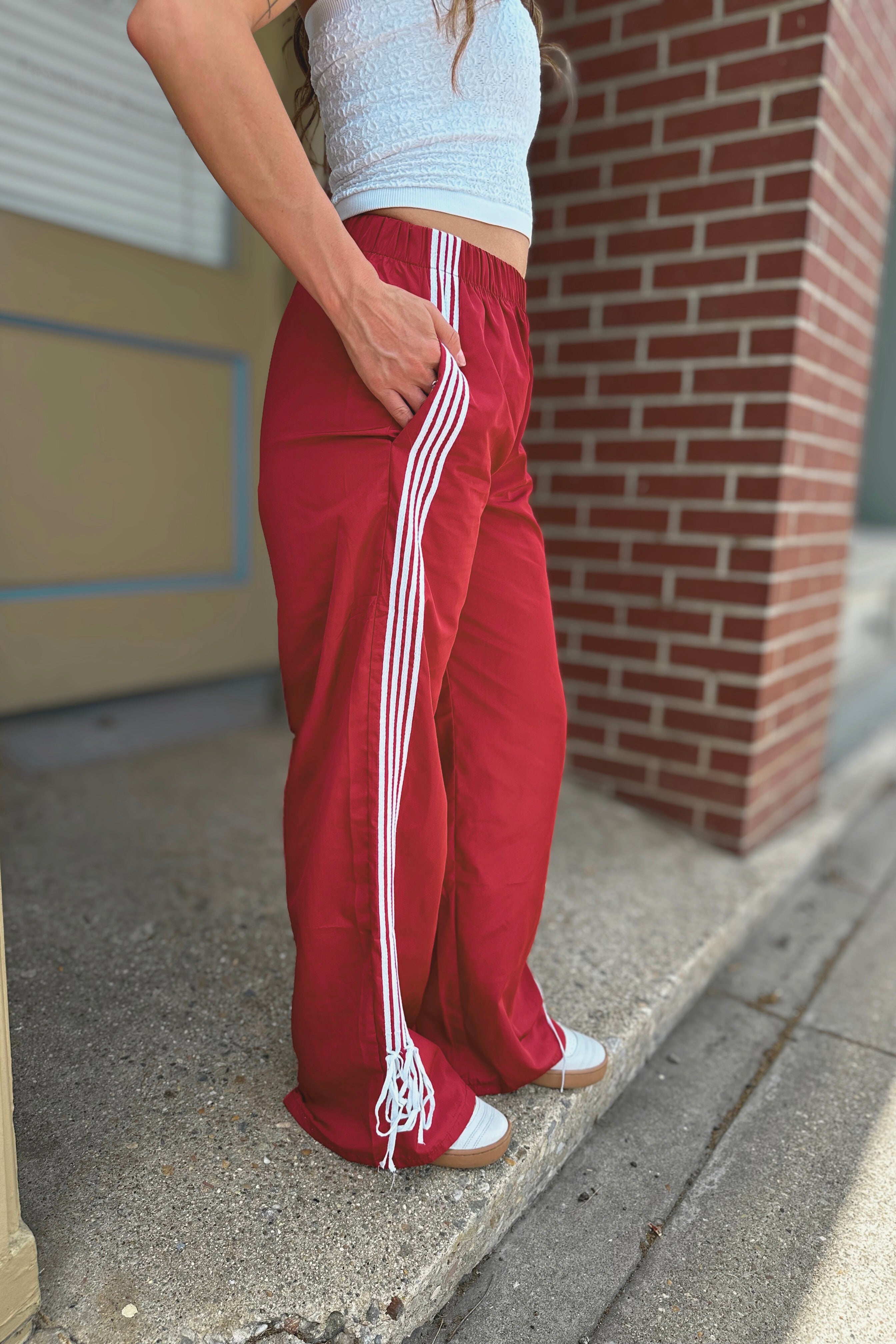 Fast Lane Striped Track Pants