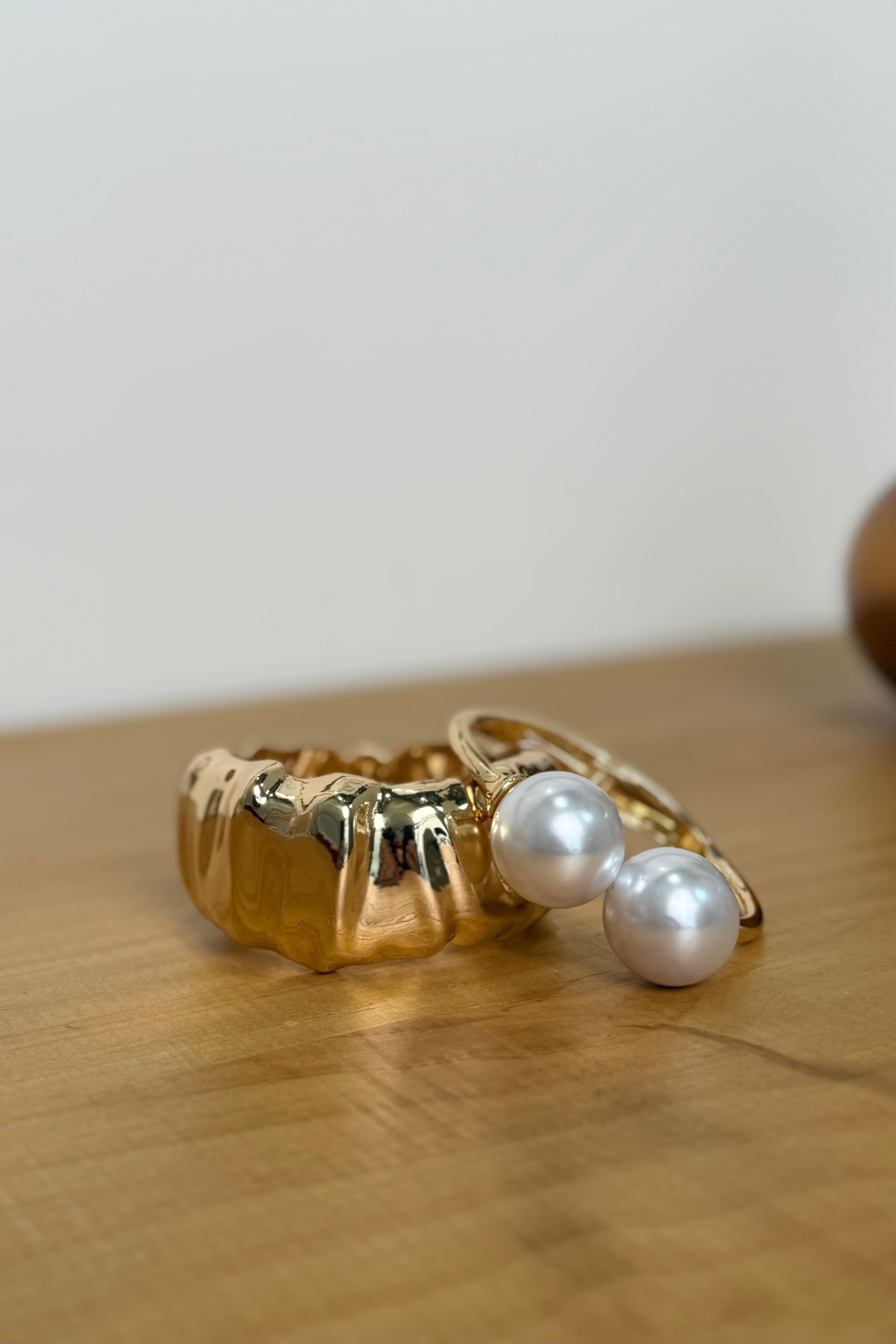Rule Breaker Pearl Bangles
