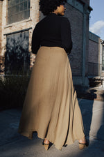 Tina Smocked Waist Maxi Skirt