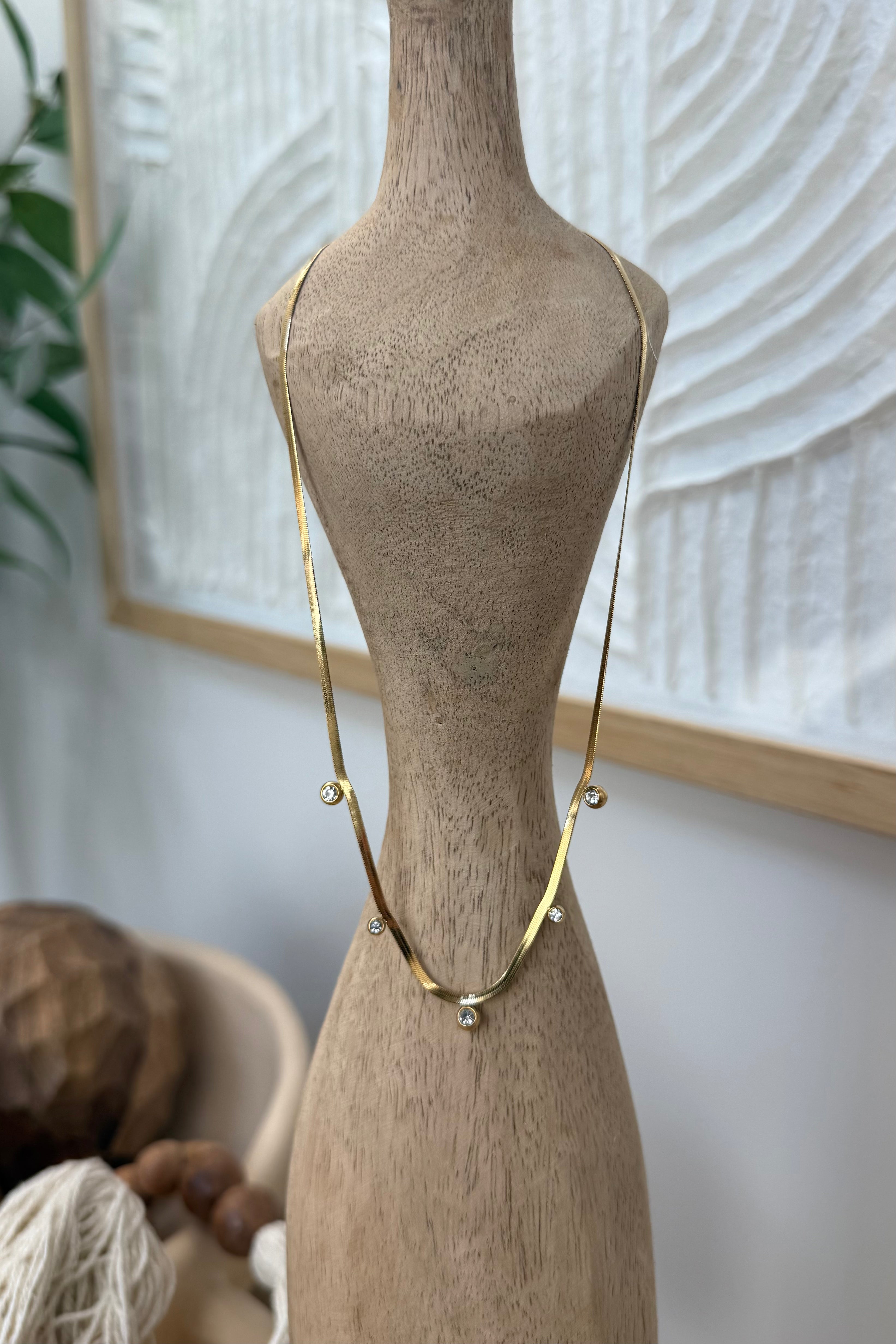 Starbound Herringbone Necklace