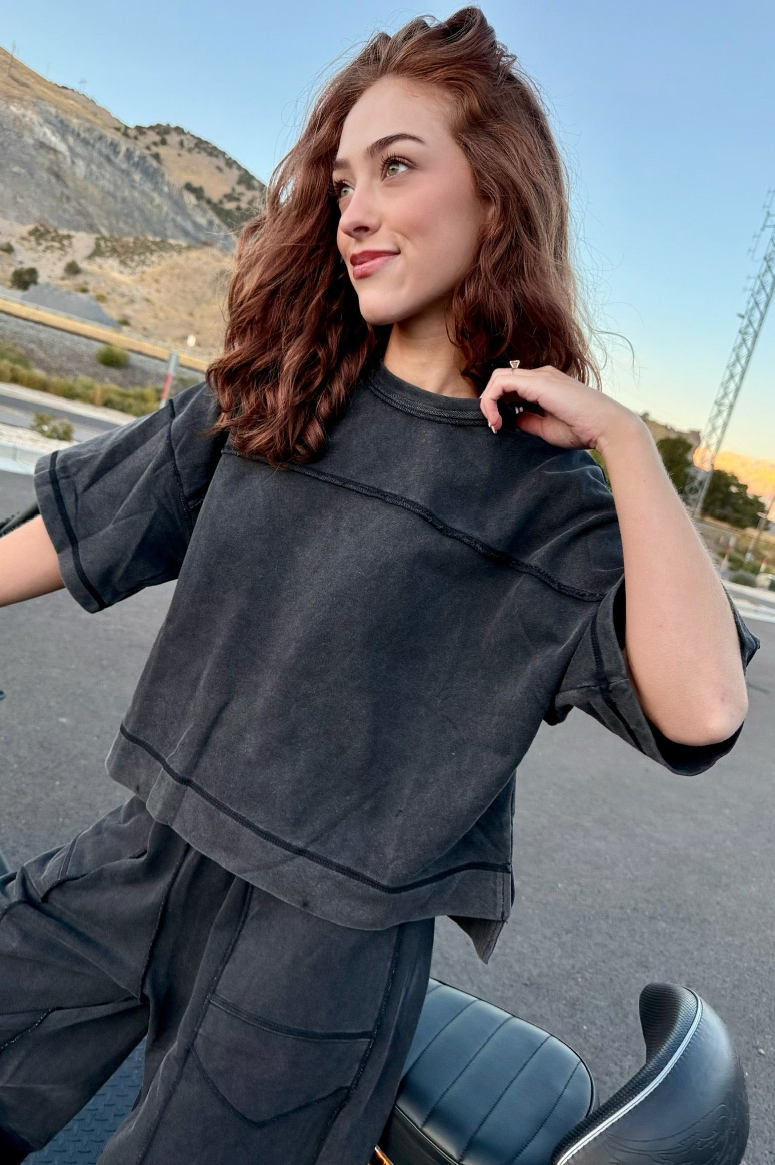 Falling Easy Barrel Pants Set