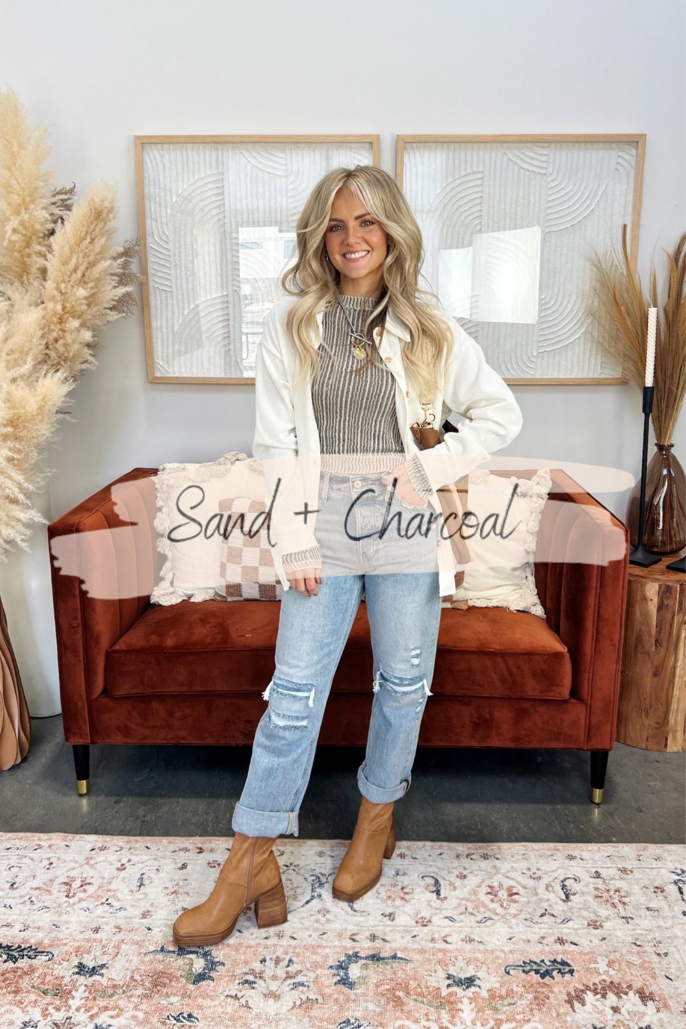 Denver Corduroy Button-up Shacket - FINAL SALE