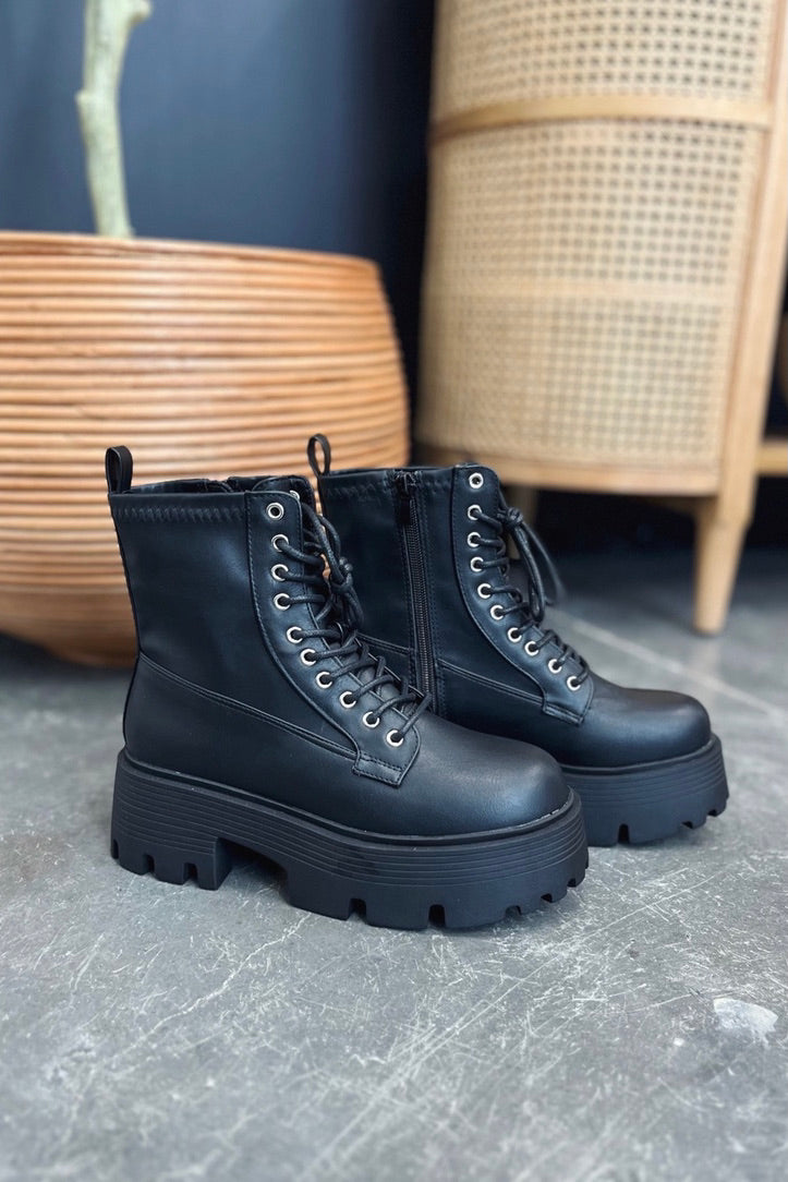 Blade Chunky Combat Boots - FINAL SALE