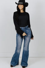 Jade Western Fringe Jacket