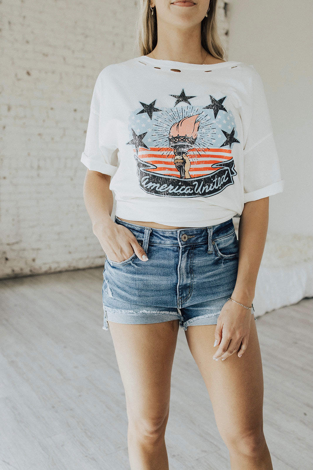 Downtown Denim Cutoffs