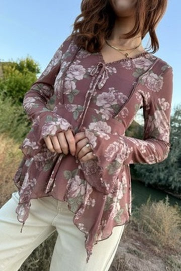 Cassia V Neck Top
