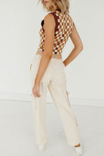 Romy Low Rise Cargo Jeans