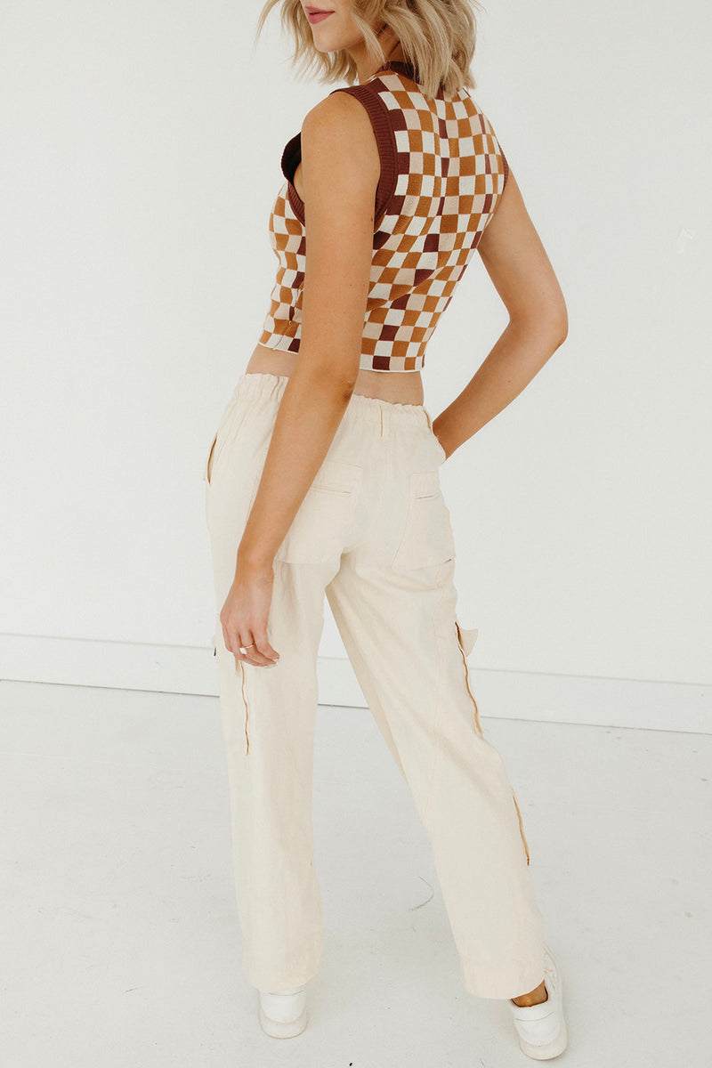 Romy Low Rise Cargo Jeans