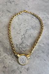 Yochi Elizabeth Coin Necklace Lux Collection