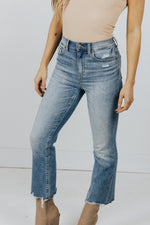 Presley High Rise Crop Flare Jeans