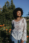 Deverey Lace Bell Sleeve Top