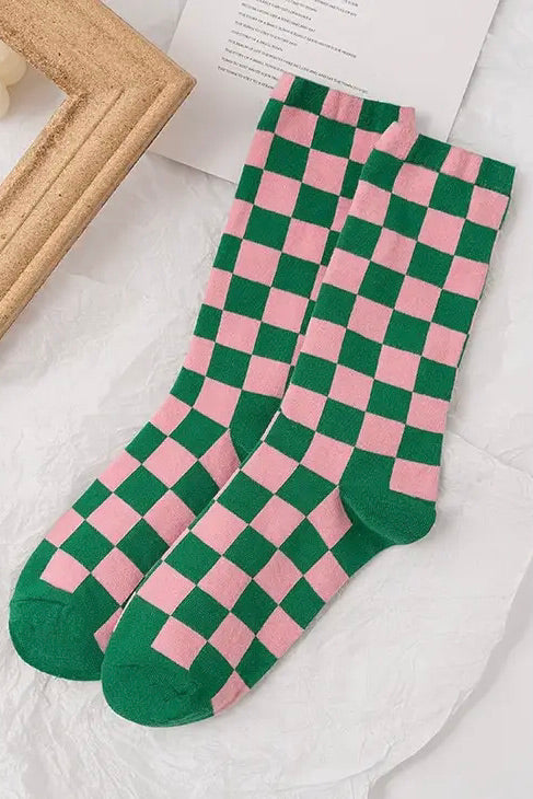 Bryce Checkerboard Socks