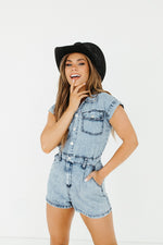 Kennedy Denim Romper