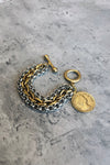 Yochi Elizabeth Coin Bracelet Lux Collection