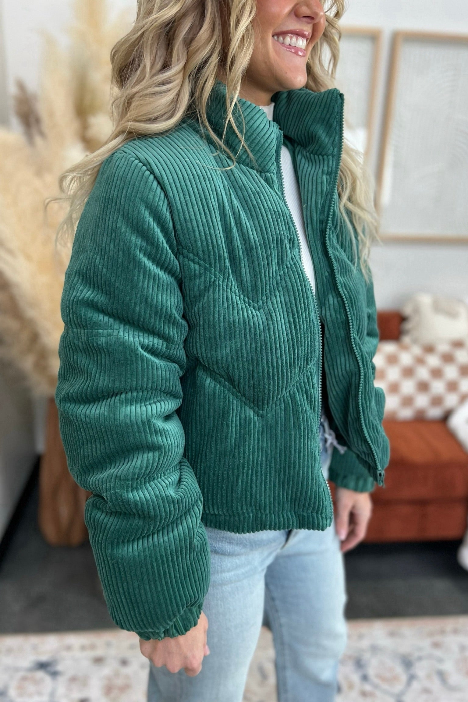 Woodlands Corduroy Puffer Jacket - FINAL SALE