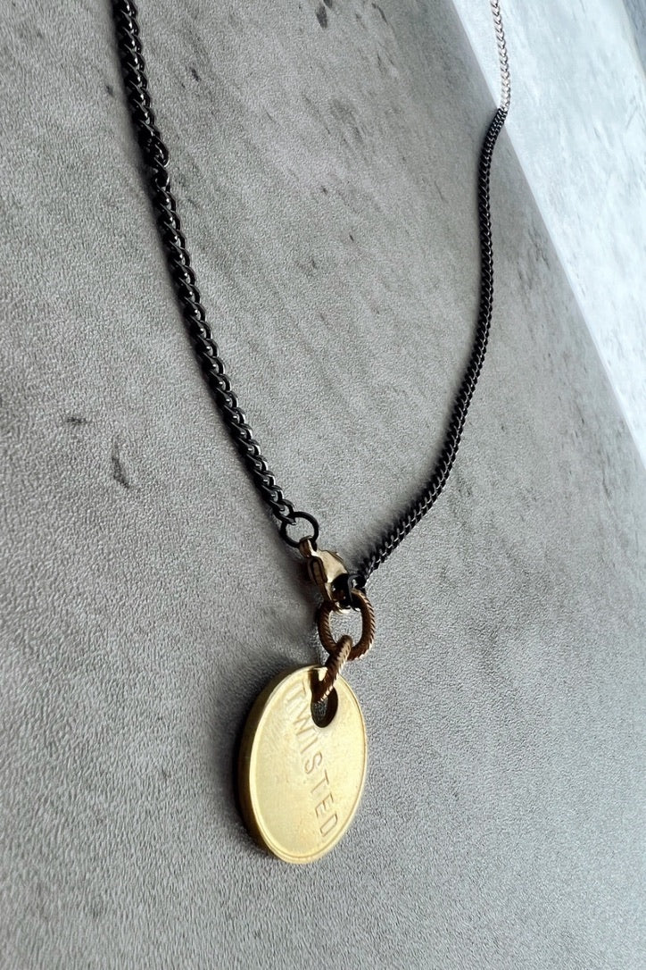 Twisted Silver FIT Chain Necklace