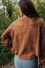 Shar Round Cut Button Top