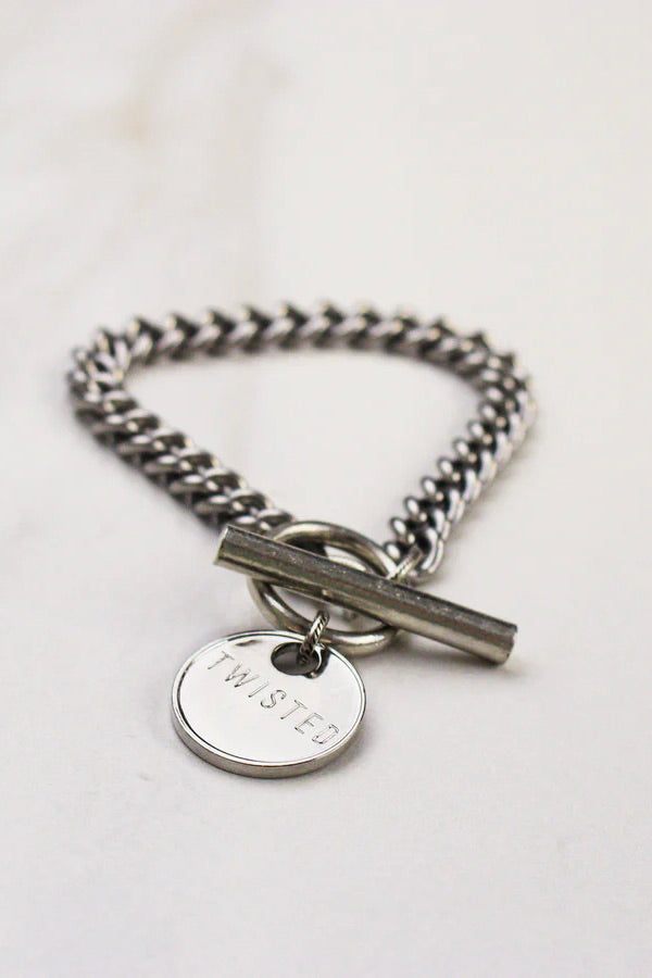 Twisted Silver Capture Bracelet