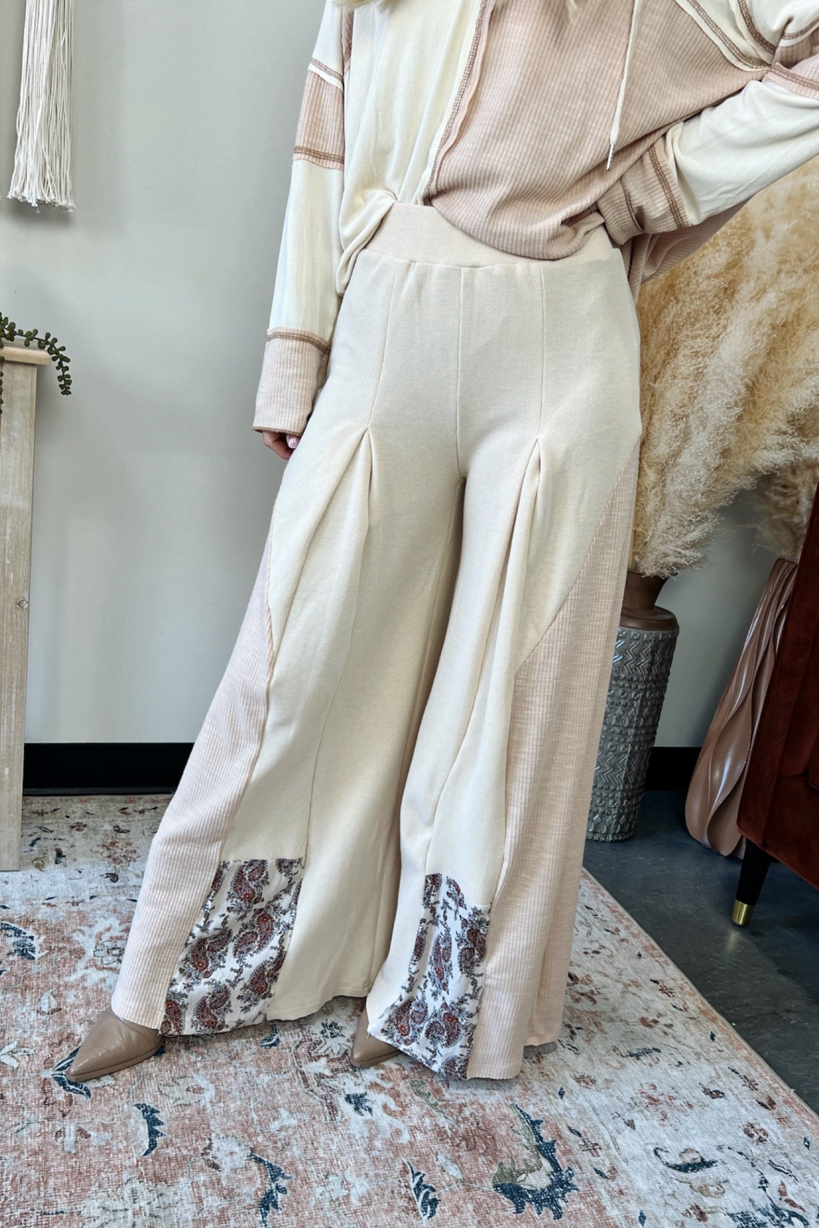 Hagan Rib Knit Pants Lux Collection