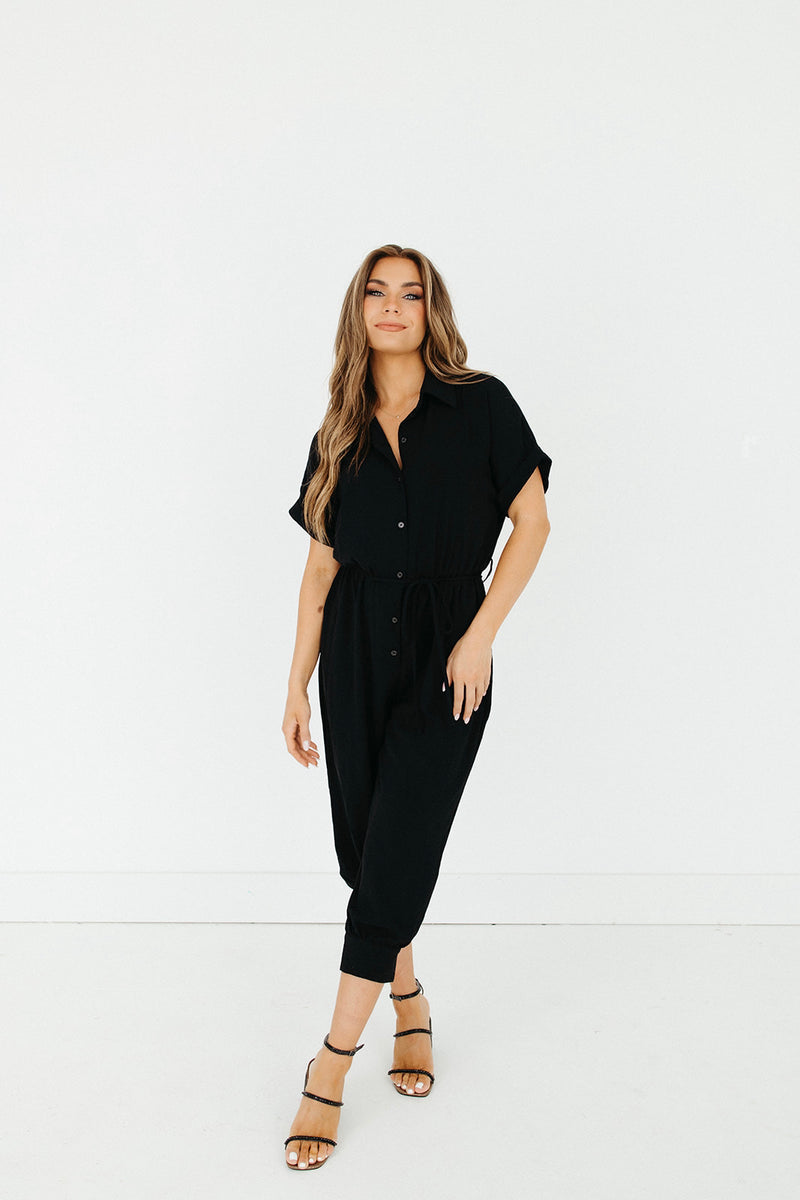 Devan Button Jumpsuit