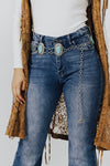 Ambrose Turquoise Chain Belt